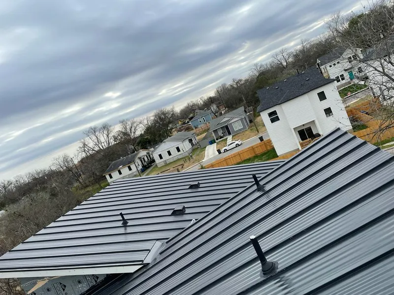 Standing seam metal roof panels with vents for Skylight Repair in Elizabethton